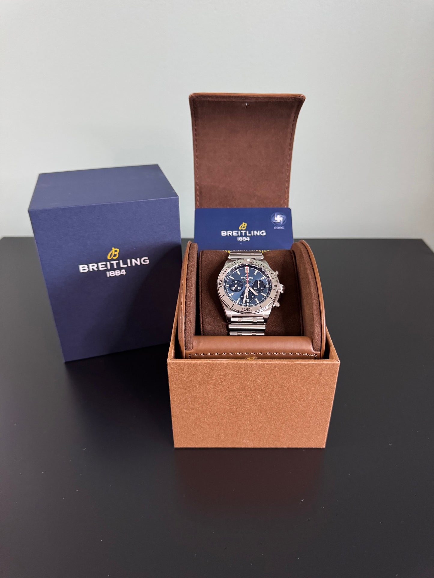 Breitling Chronomat B01 42 Blau / 2021 / Full Set