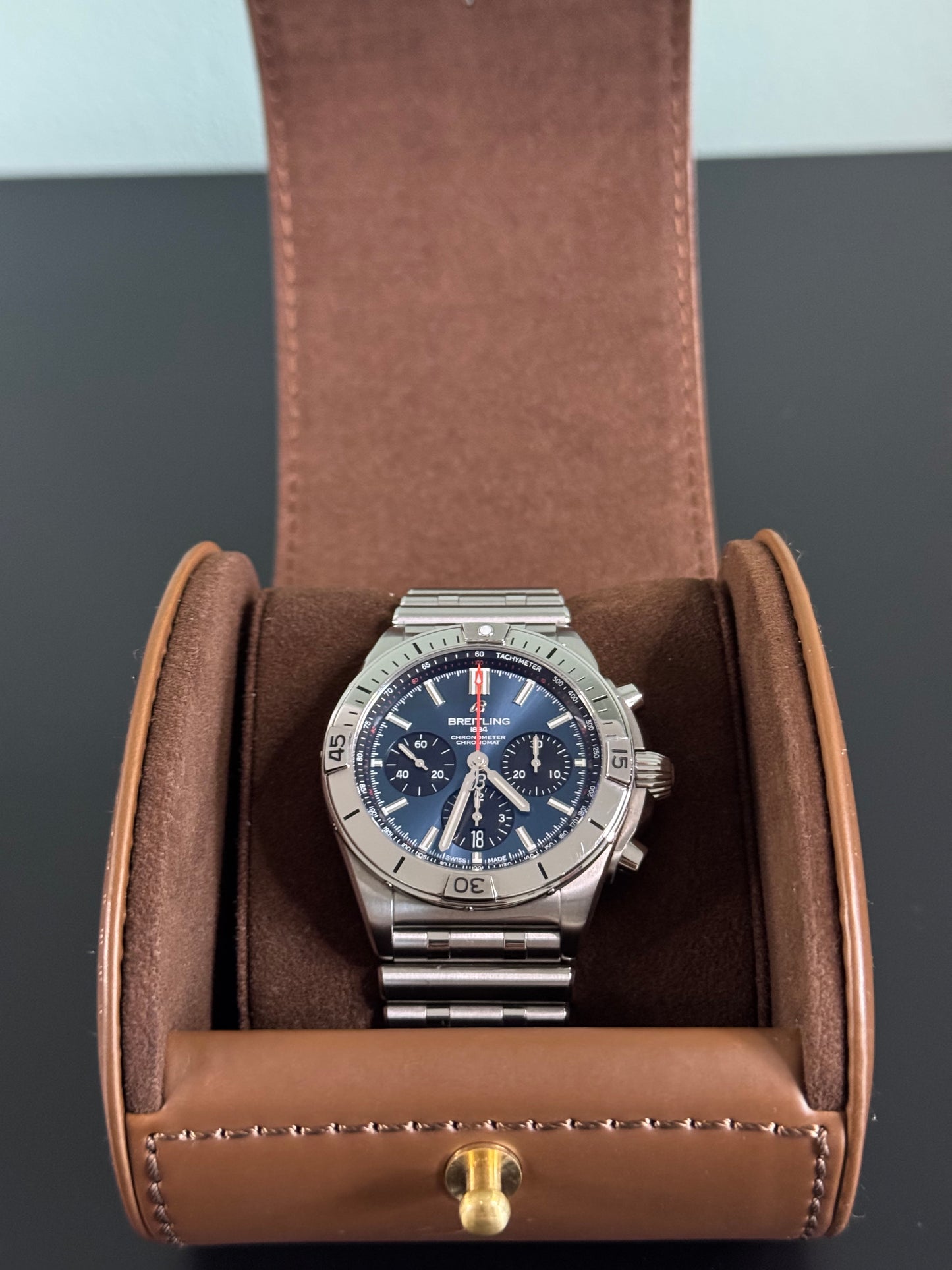 Breitling Chronomat B01 42 Blau / 2021 / Full Set