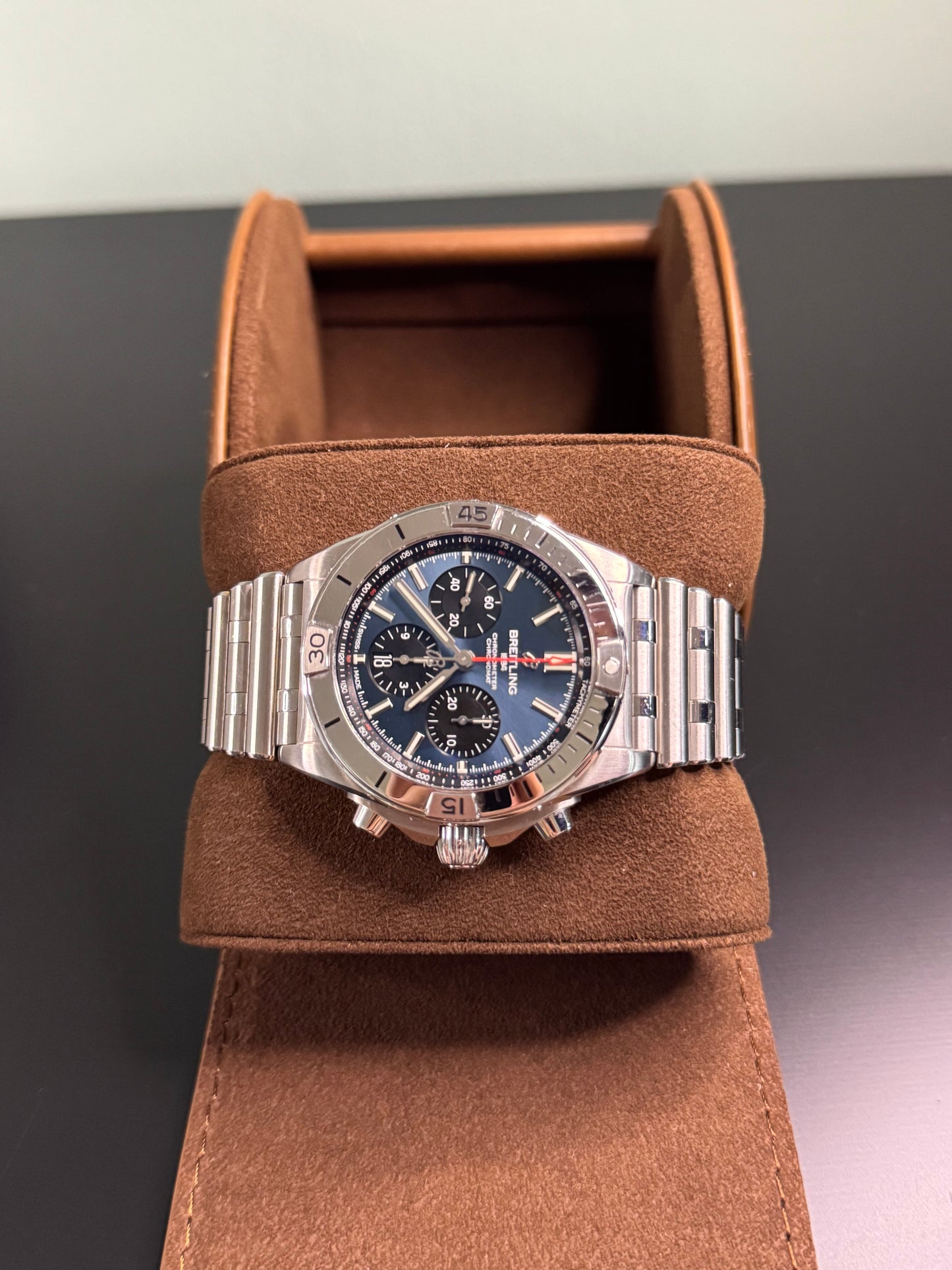 Breitling Chronomat B01 42 Blau / 2021 / Full Set