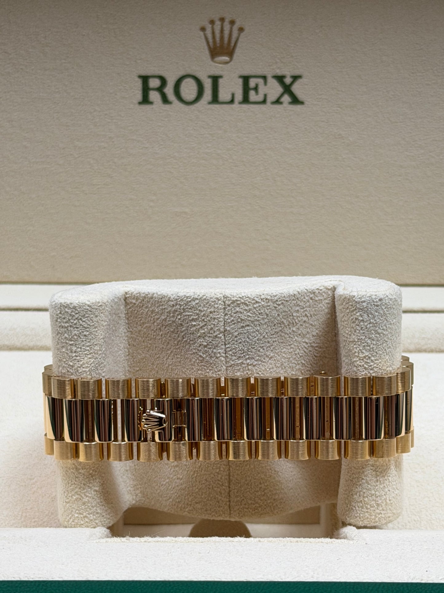 Rolex Day-Date 40 18K Gelbgold Baguette-Zifferblatt / 228238 / Top Zustand