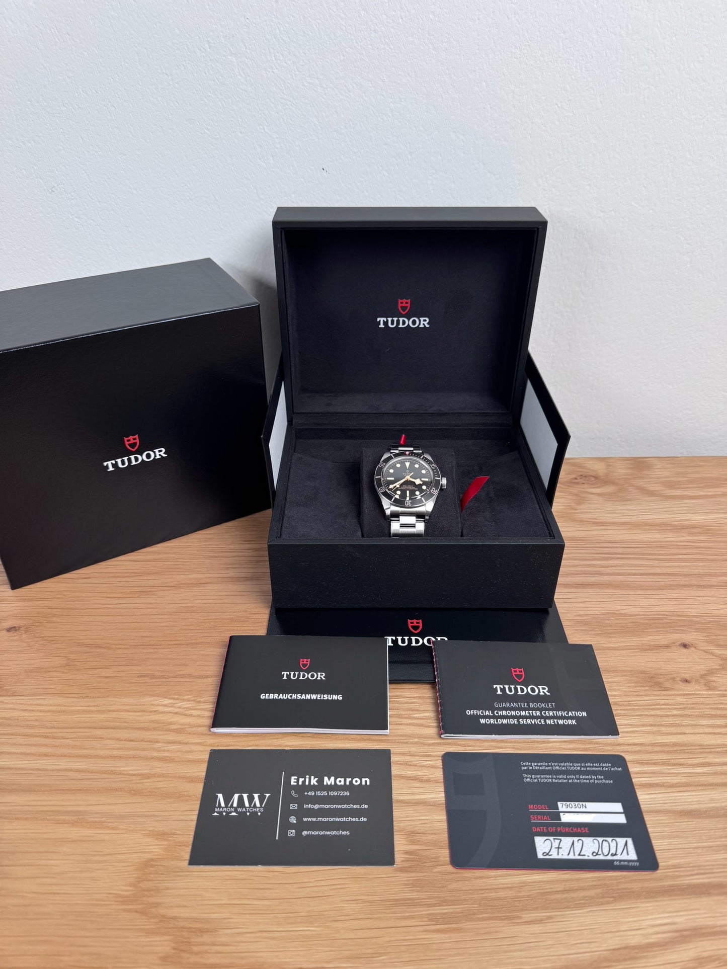 Tudor Black Bay 58 Schwarz 79030N / Full Set / 2021 / Top Zustand