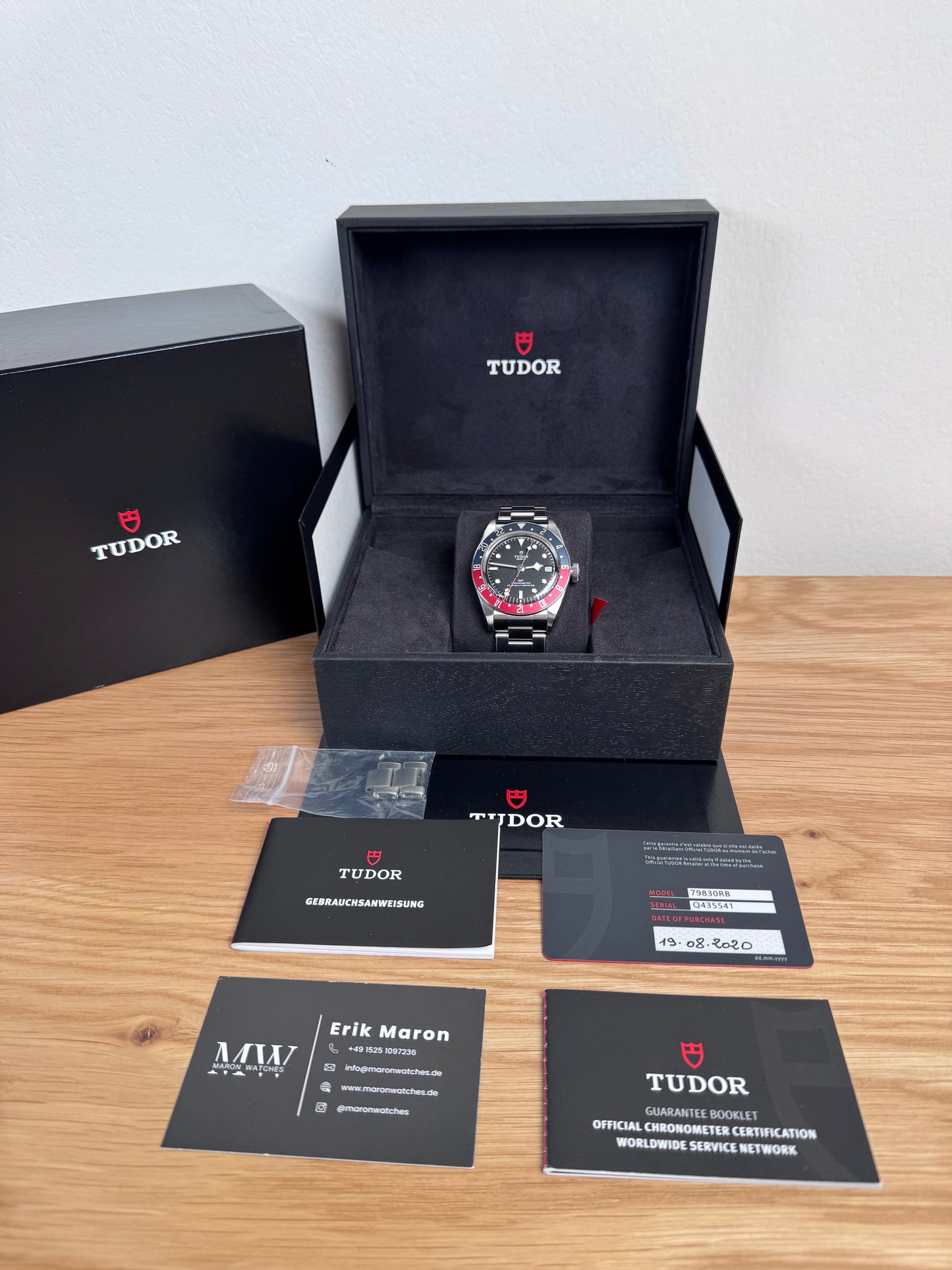 Tudor Black Bay GMT Schwarz / 2020 / Full Set / Top Zustand