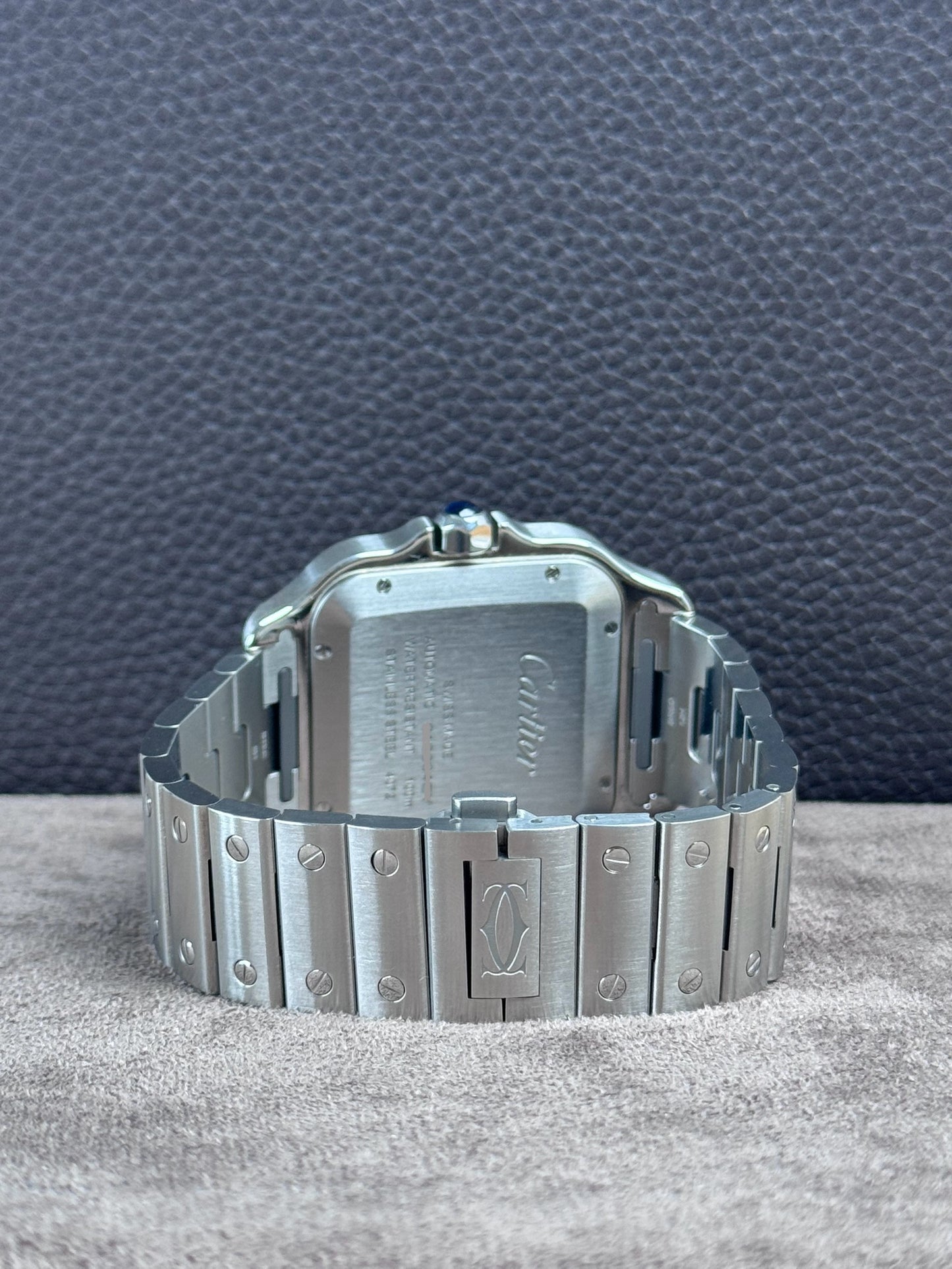 Cartier Santos de Cartier Blau WSSA0071 / 2024 / Full Set / Top Zustand