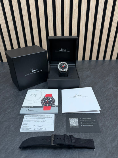 Sinn U50 SDR Tegiment / 2024 / Full Set / Neuwertig