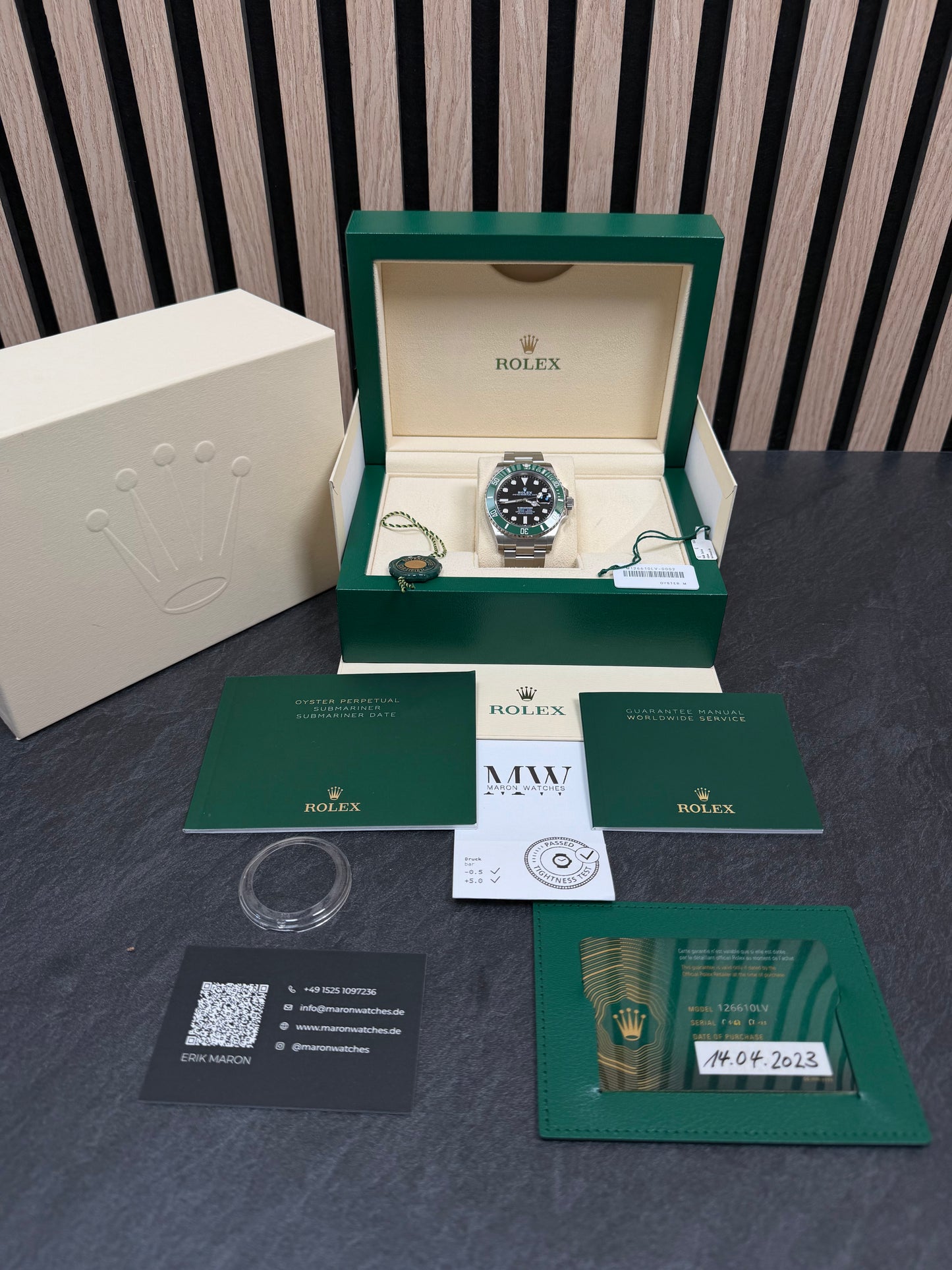Rolex Submariner Date Starbucks MK1 / 2023 / Full Set / Top Zustand