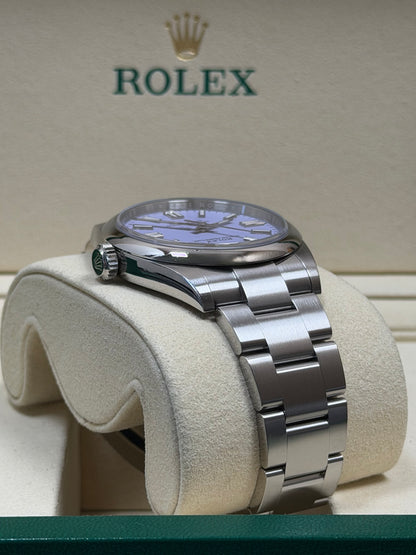 Rolex Oyster Perpetual 41 Lavender 134300 / 2025 / Full Set / Sehr gut