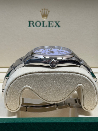 Rolex Oyster Perpetual 41 Lavender 134300 / 2025 / Full Set / Sehr gut