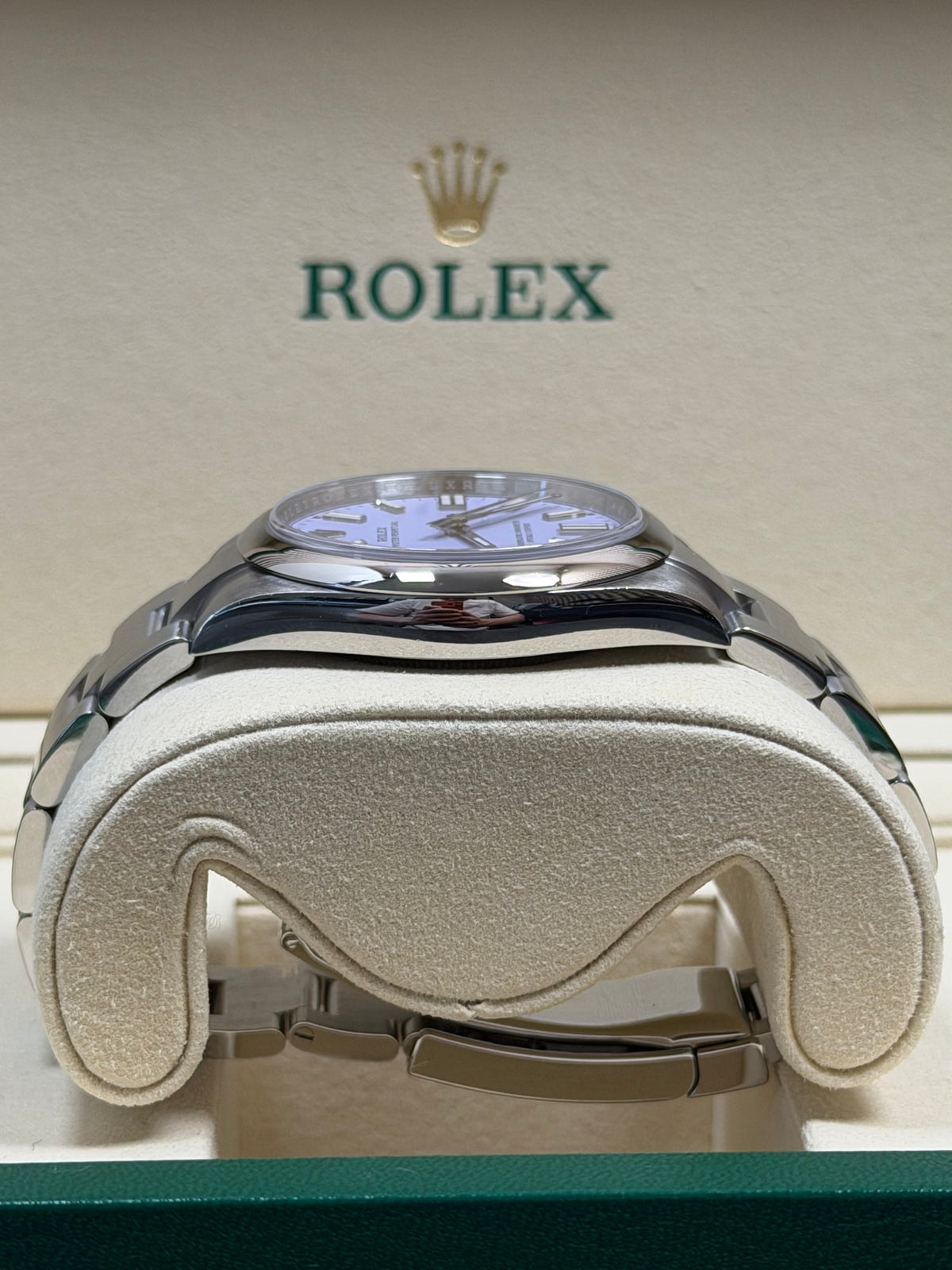 Rolex Oyster Perpetual 41 Lavender 134300 / 2025 / Full Set / Sehr gut