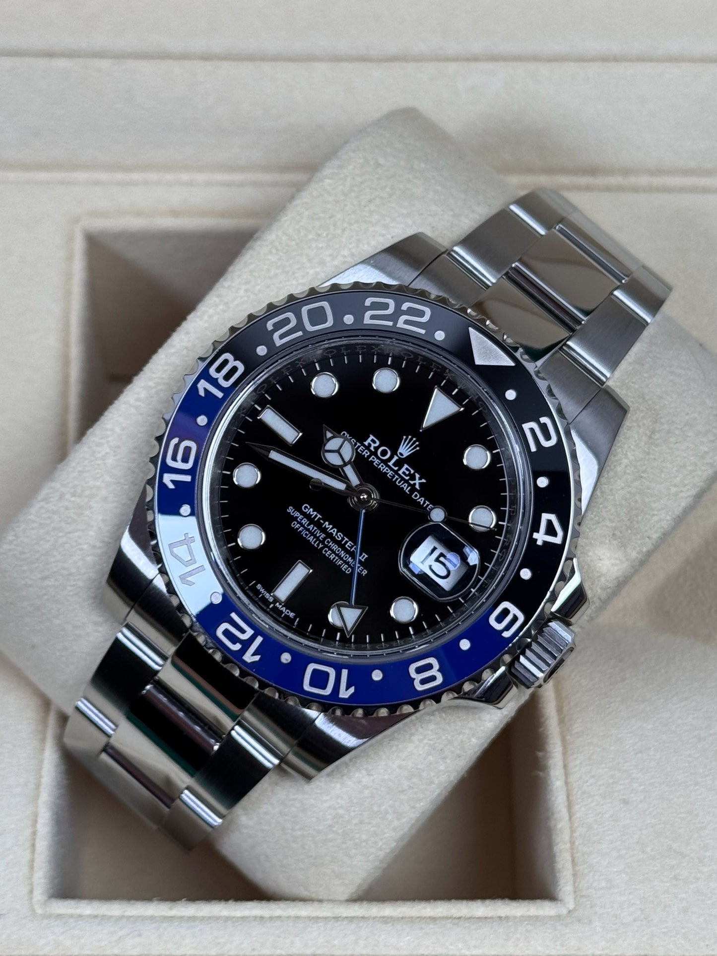 Rolex GMT Master 2 "Batman" 116710BLNR / 2017 / Full Set / Neuwertig