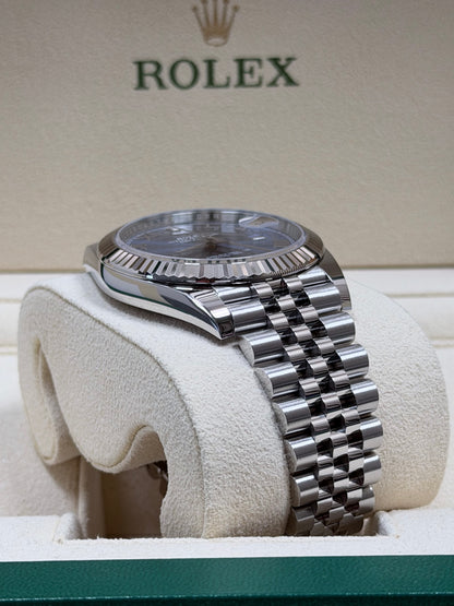 Rolex Datejust 41 126334 Azzurro-Blau / 2022 / Full Set / Neuwertig