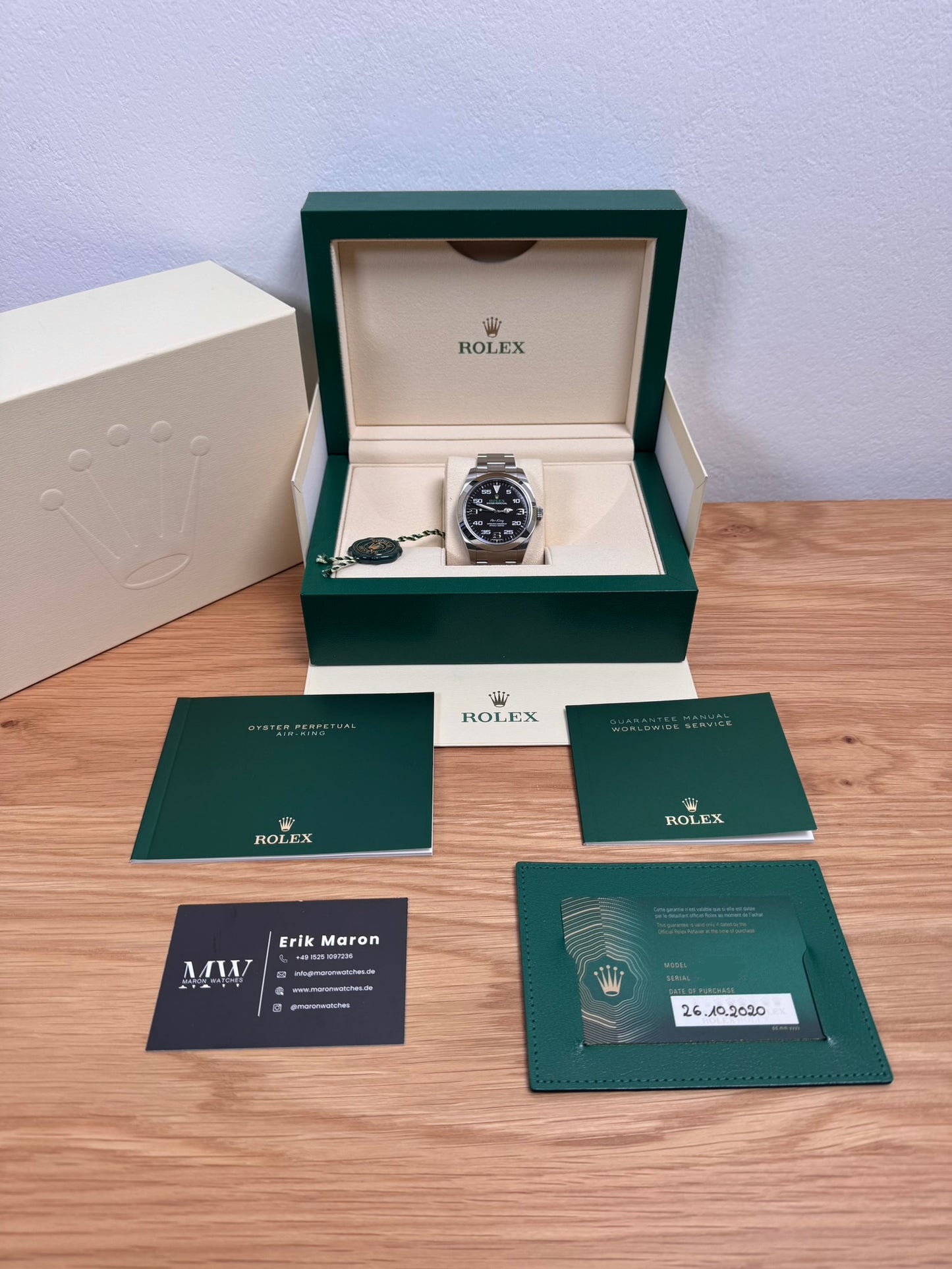 Rolex Air King 116900 / 2020 / Full Set / Ungetragen