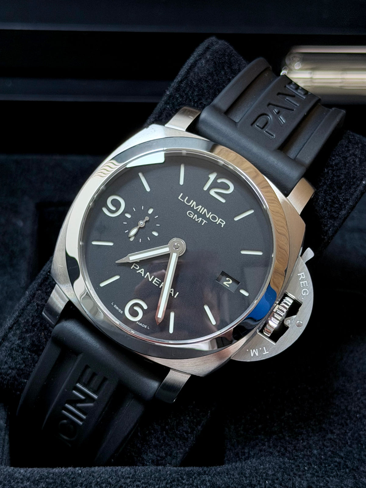 Panerai Luminor Marina 1950 3 Days GMT PAM00320 / 2015 / Full Set / Top Zustand