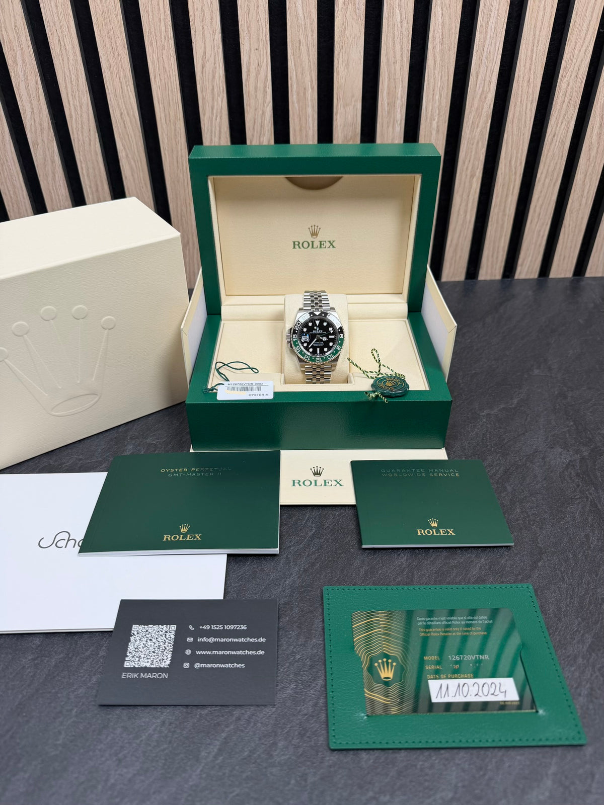Rolex GMT Master 2 "Sprite" 126720VTNR / 2024 / Full Set / Ungetragen