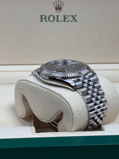 Rolex Datejust 41 126334 Wimbledon / 2019 / Full Set / Neuwertig