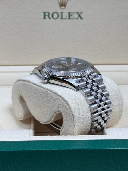 Rolex Datejust 41 126334 Wimbledon / 2019 / Full Set / Neuwertig