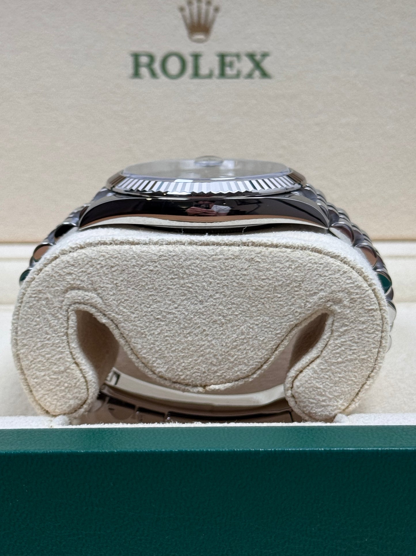 Rolex Datejust 41 126334 Wimbledon / 2019 / Full Set / Neuwertig