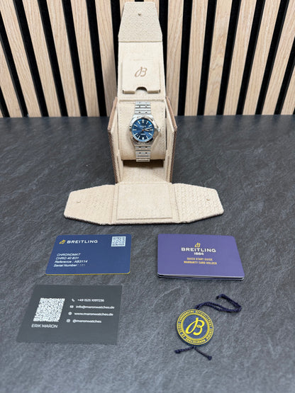 Breitling Chronomat B31 Automatic 40 Blau / 2026 / Full Set / Verklebt