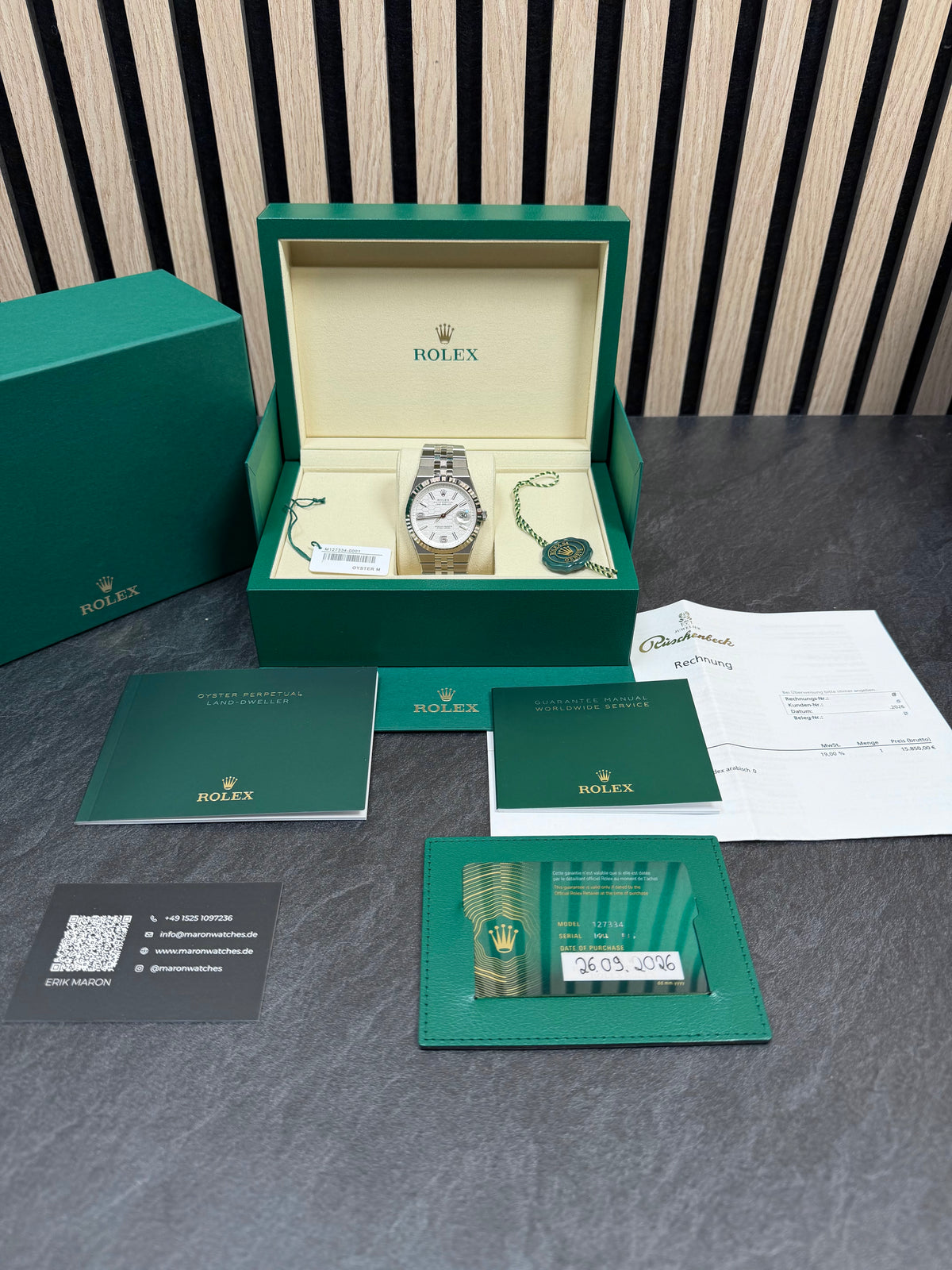 Rolex Land-Dweller 40 127334 / 2026 / Full Set / Vollverklebt
