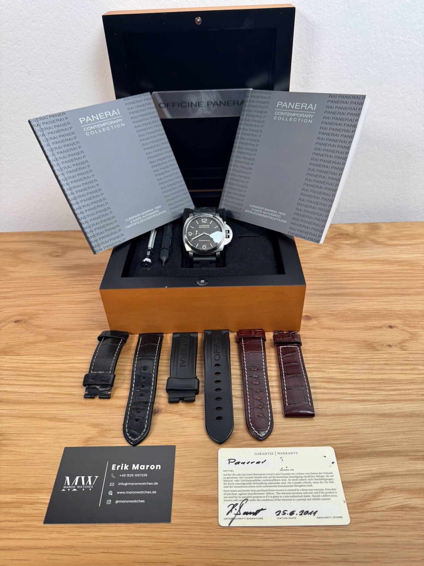 Panerai Luminor Marina 1950 3 Days PAM00312 / 2011 / Full Set / Top Zustand