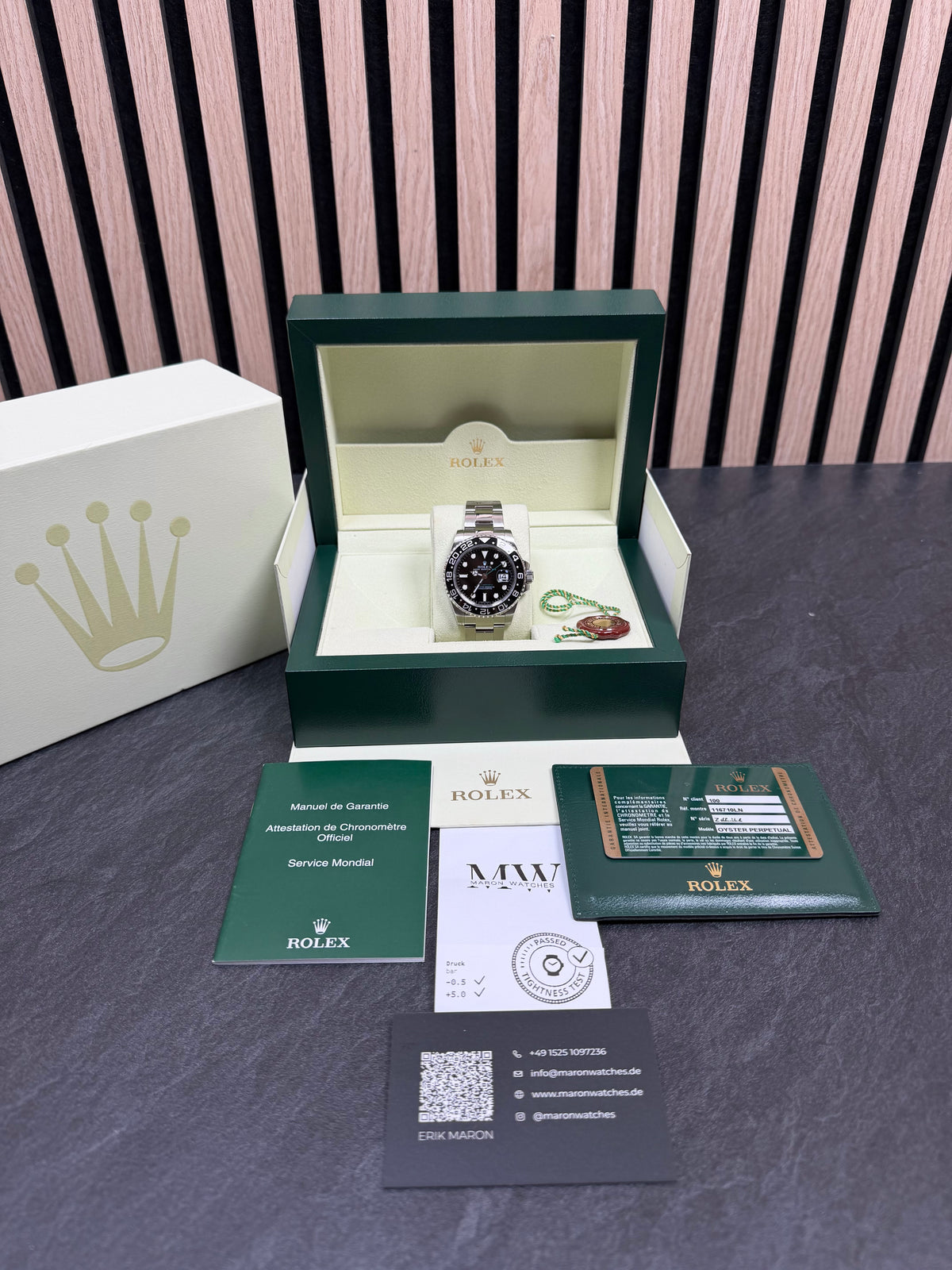 Rolex GMT Master 2 116710LN / 2007 / Full Set / Sehr gut