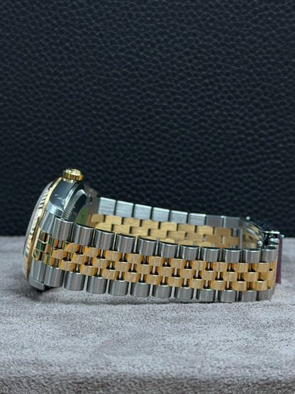 Rolex Datejust 36 Bicolor 16233 Diamant-Zifferblatt / 2004 / Full Set / NOS&Verlebt