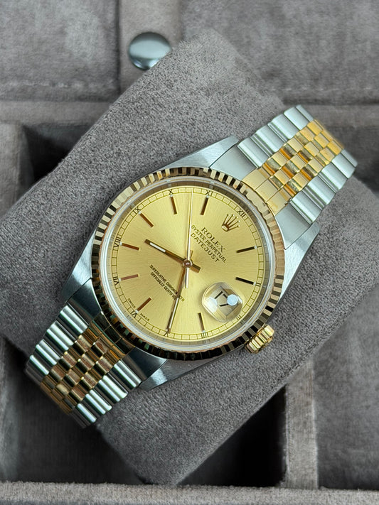 Rolex Datejust 36 Bicolor 16233 / 2004 / Full Set / Verklebt & NOS