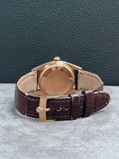 Rolex Oyster Perpetual Date 18k Rosegold / 1503 / 34mm / Top Zustand