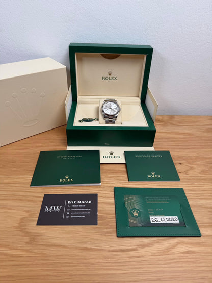 Rolex Datejust 41 126334 Silber / 2020 / Full Set / Sehr gut