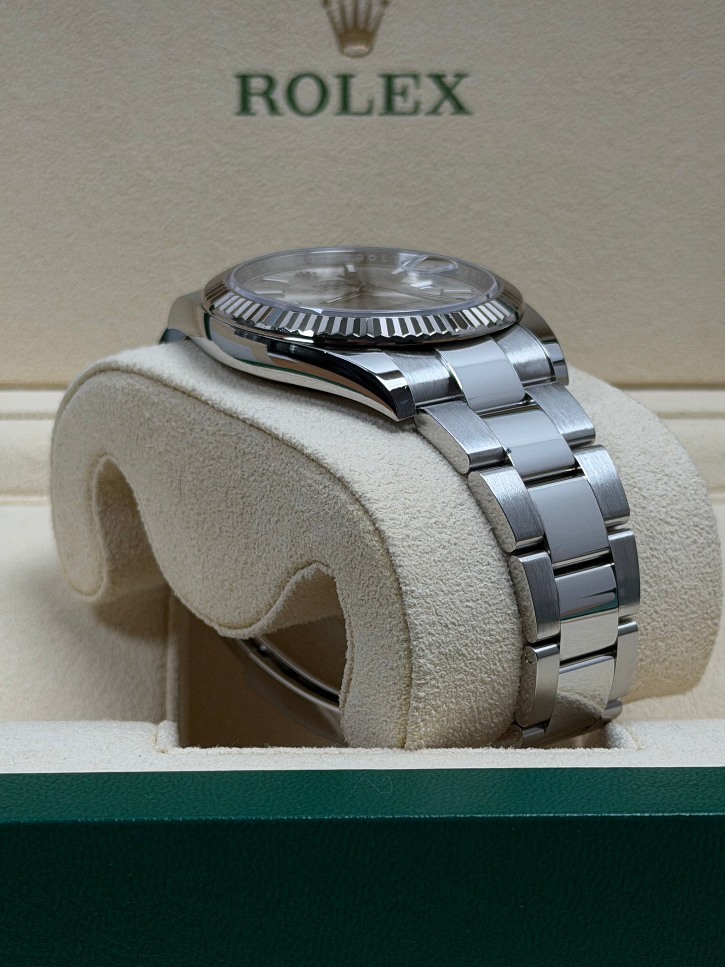 Rolex Datejust 41 126334 Silber / 2020 / Full Set / Sehr gut