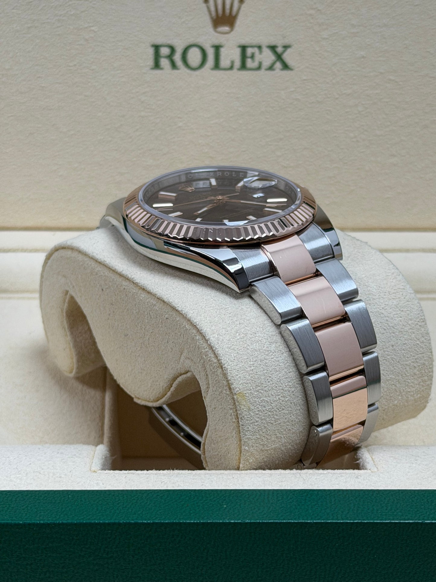 Rolex Datejust 41 126331 Stahl & Roségold Choco / 2018 / Full Set / Sehr gut