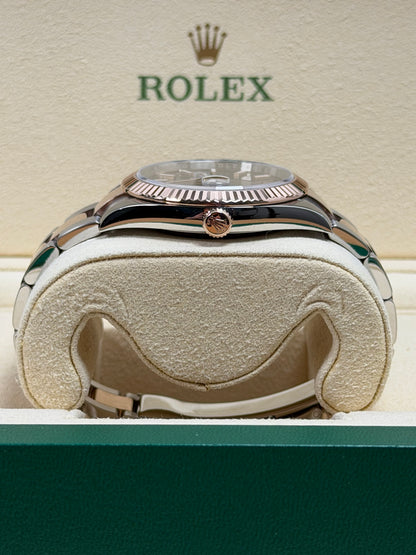 Rolex Datejust 41 126331 Stahl & Roségold Choco / 2018 / Full Set / Sehr gut