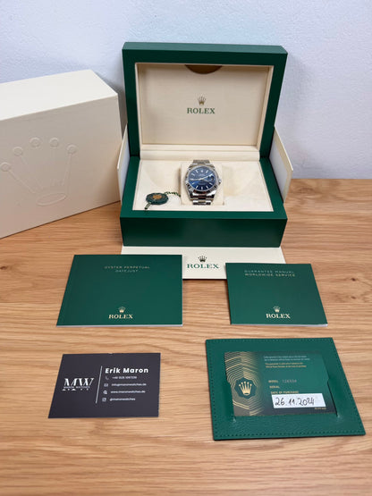 Rolex Datejust 41 126334 Blau / 2024 / Full Set / Top Zustand