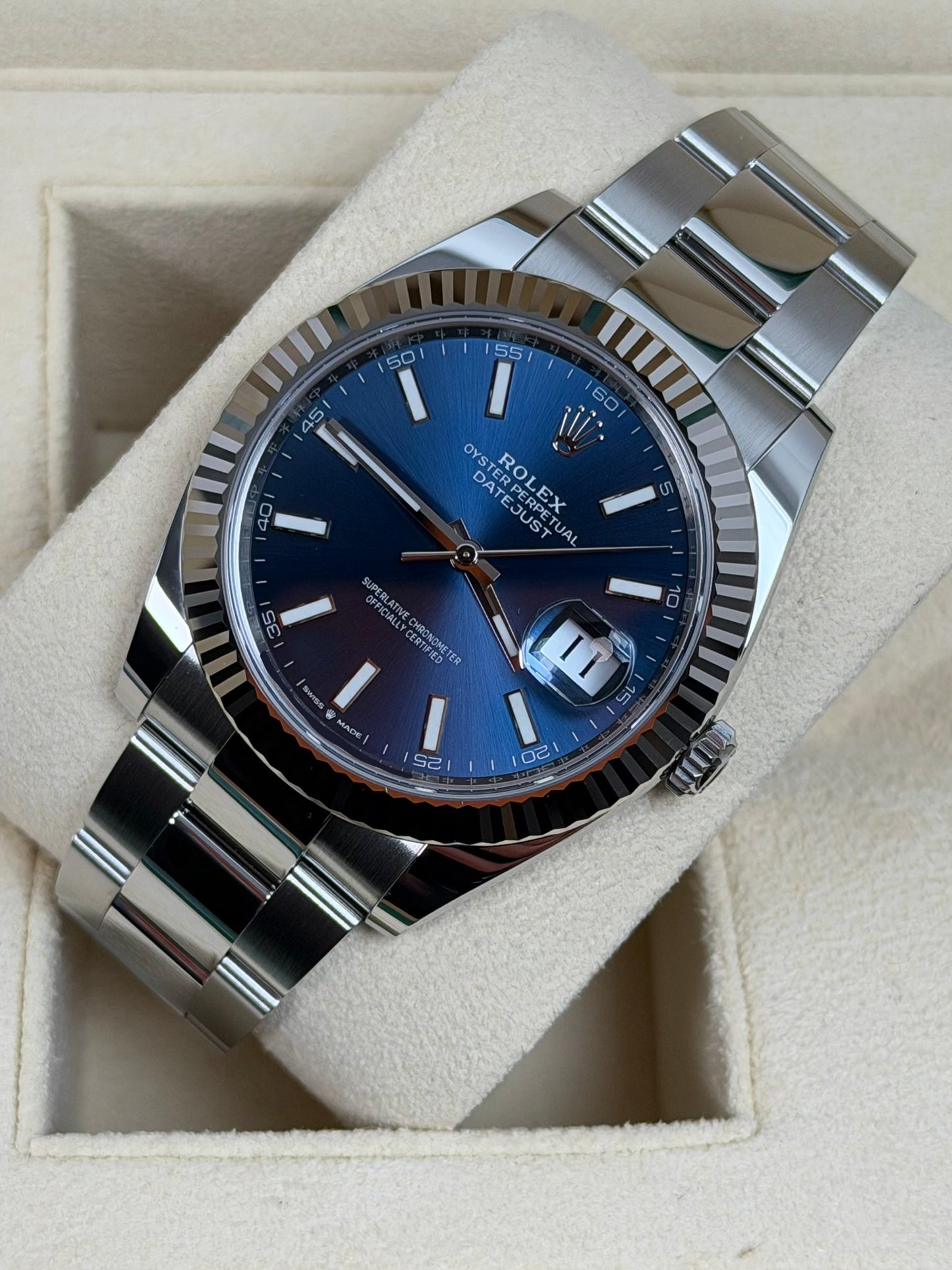 Rolex Datejust 41 126334 Blau / 2024 / Full Set / Top Zustand