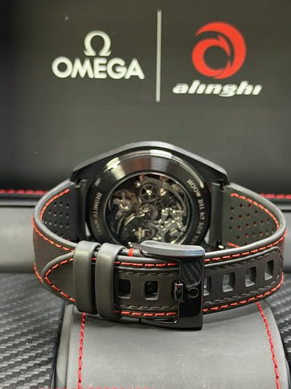 Omega Speedmaster Dark Side Of The Moon "Alinghi" / 2022 / Full Set / Neuwertig