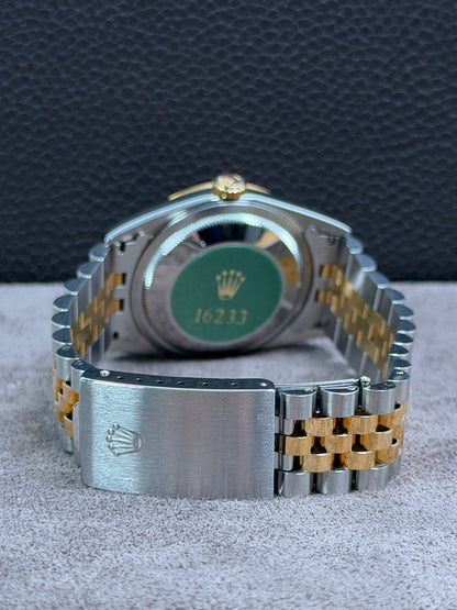 Rolex Datejust 36 Bicolor 16233 Diamantzifferblatt / 1995 / Full Set / Neuwertig