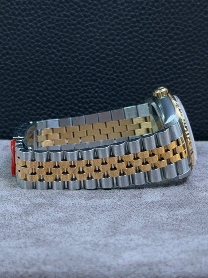 Rolex Datejust 36 Bicolor 16233 Weiß / Box & Uhr / Neuwertig