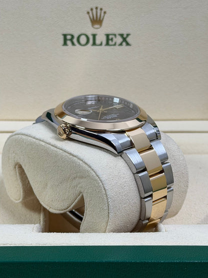 Rolex Datejust 41 126303 Wimbledon Stahl & Gold / 2019 / Full Set / Sehr gut