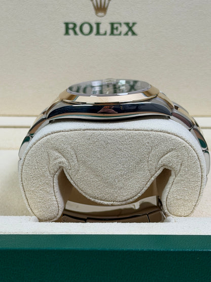 Rolex Datejust 41 126303 Wimbledon Stahl & Gold / 2019 / Full Set / Sehr gut