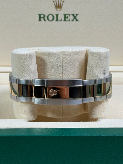 Rolex Datejust 41 126303 Wimbledon Stahl & Gold / 2019 / Full Set / Sehr gut
