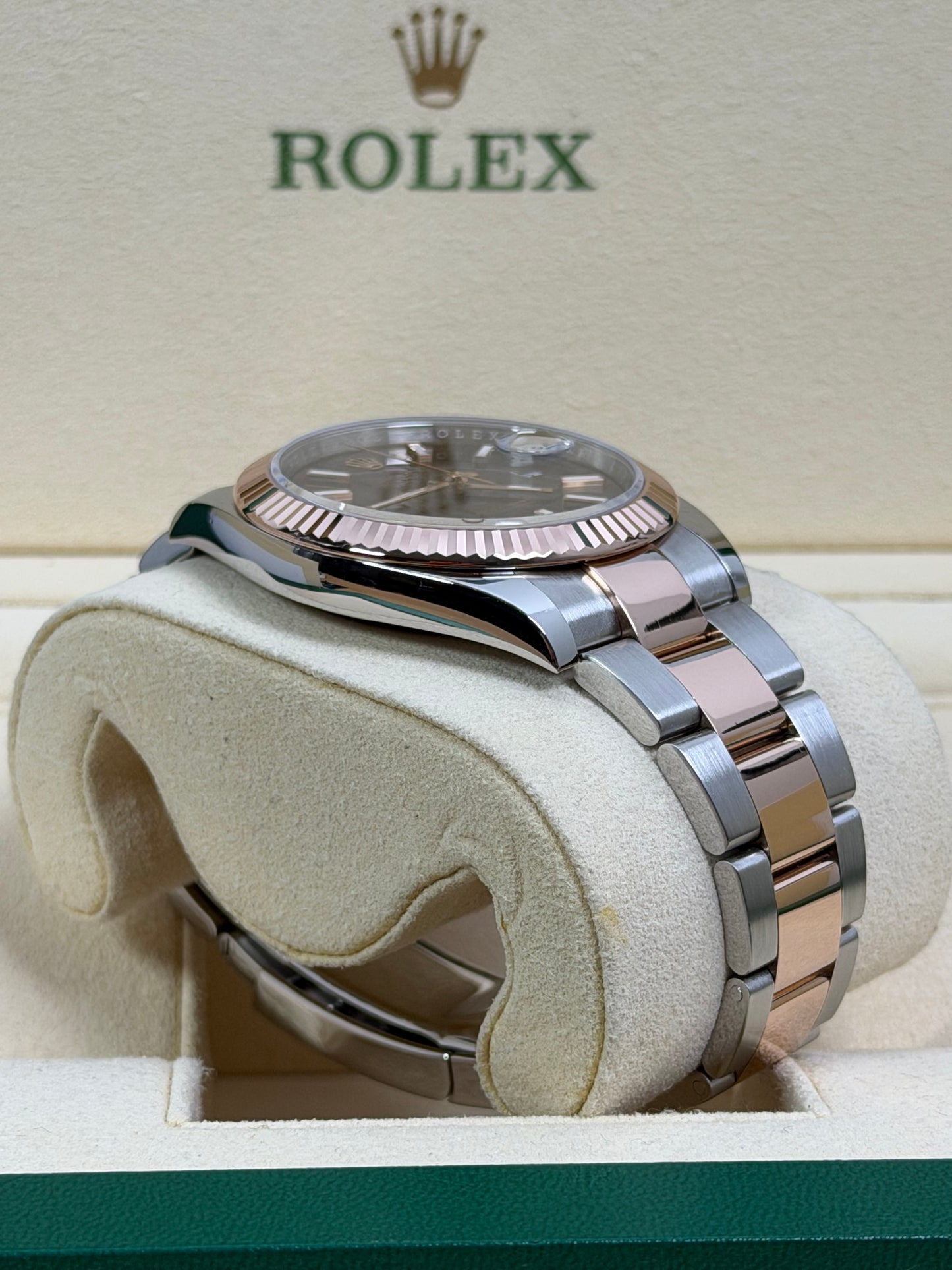 Rolex Datejust 41 126331 Stahl & Roségold Choco / 2018 / Full Set / Sehr gut