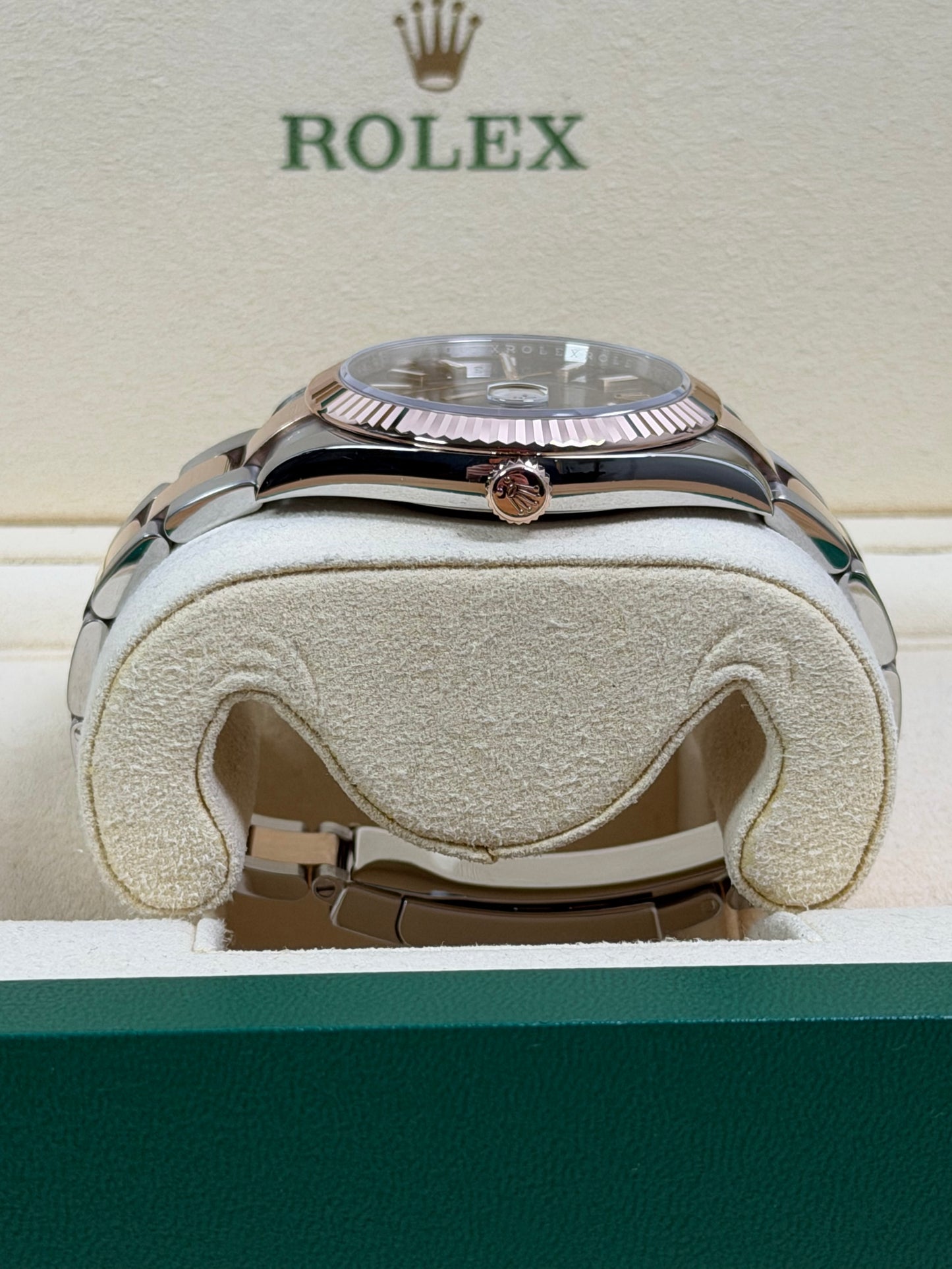 Rolex Datejust 41 126331 Stahl & Roségold Choco / 2018 / Full Set / Sehr gut