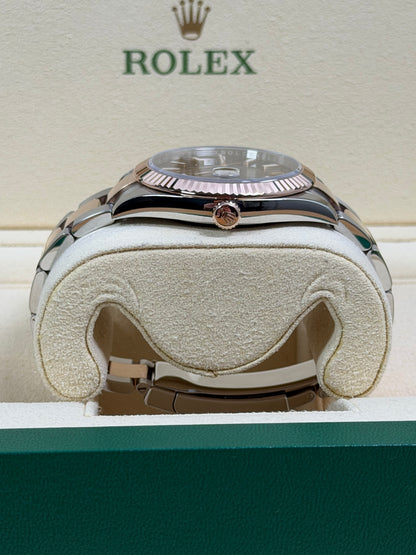 Rolex Datejust 41 126331 Stahl & Roségold Choco / 2018 / Full Set / Sehr gut