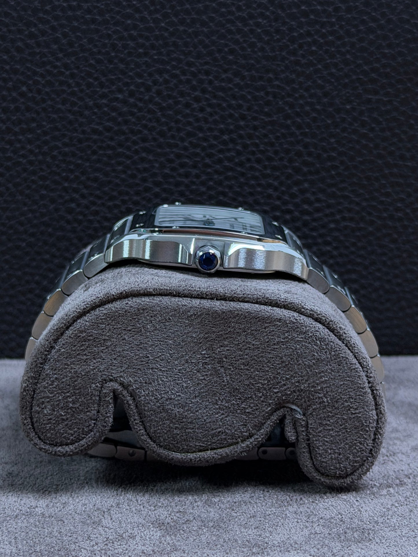 Cartier Santos Medium Weiß WSSA0029 / 2021 / Full Set / Top Zustand
