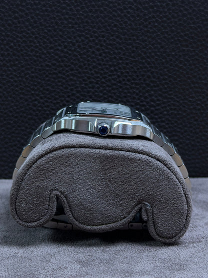 Cartier Santos Medium Weiß WSSA0029 / 2021 / Full Set / Top Zustand