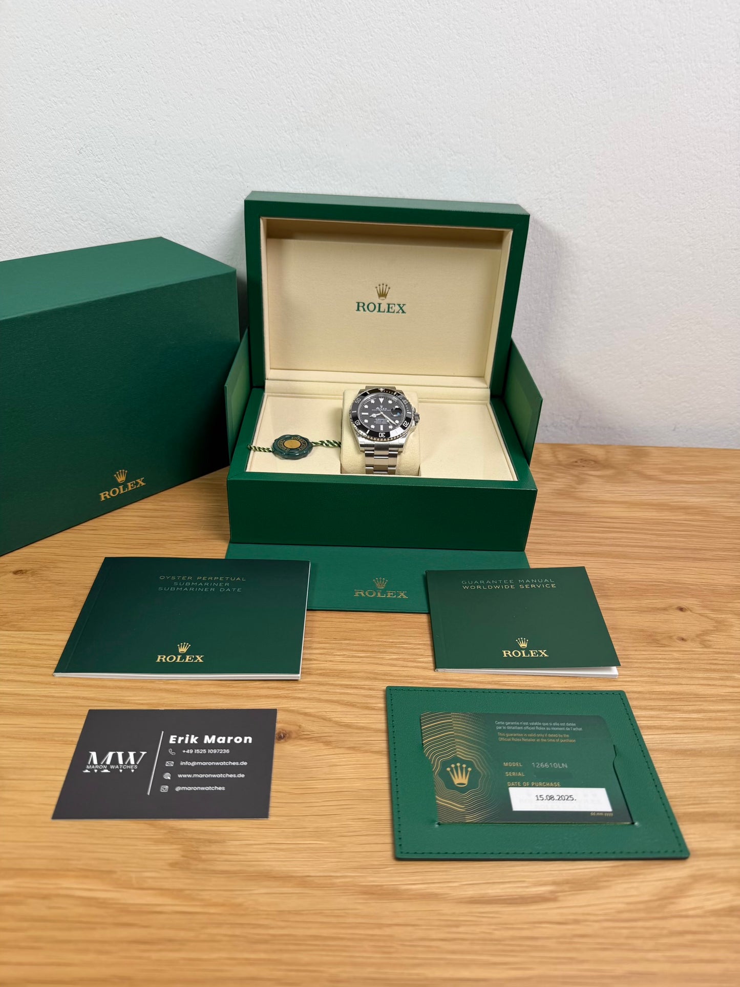 Rolex Submariner Date 41 126610LN / 2025 / Full Set / Neuwertig