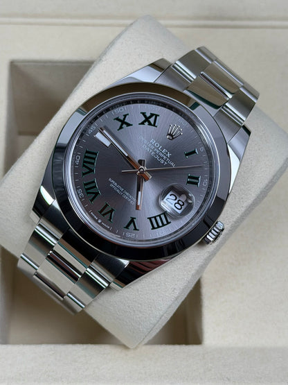 Rolex Datejust 41 126300 Wimbledon / 2025 / Full Set / Ungetragen