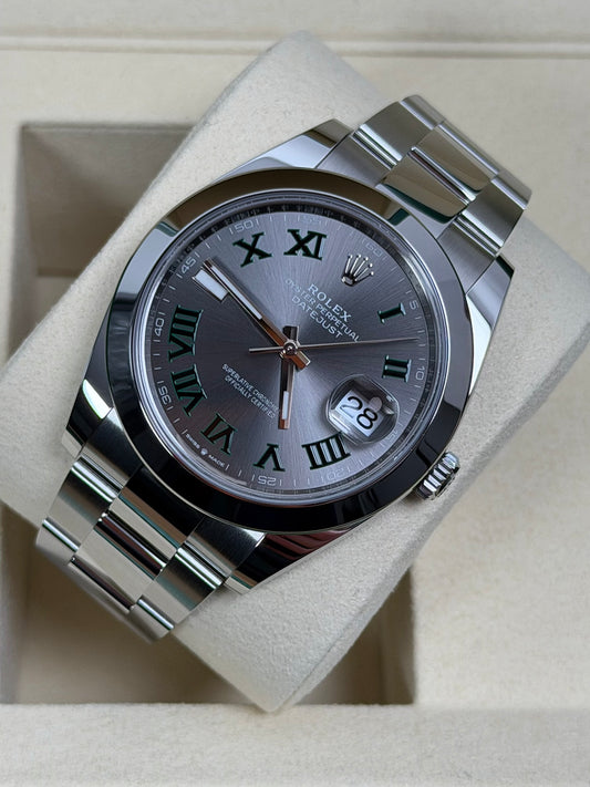 Rolex Datejust 41 126300 Wimbledon / 2025 / Full Set / Ungetragen
