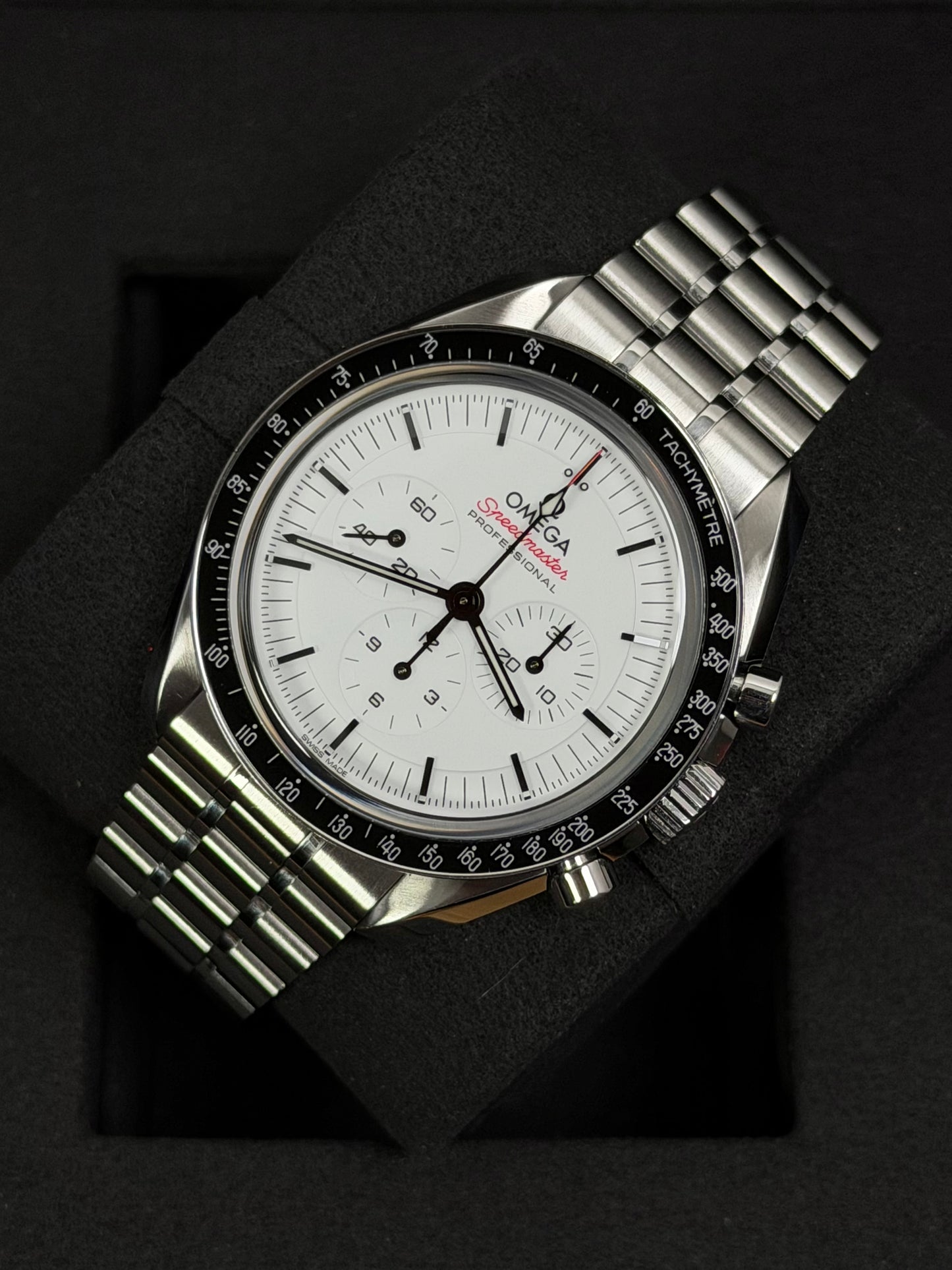 Omega Speedmaster Moonwatch Professional Weiß / 2024 / Full Set / Top Zustand