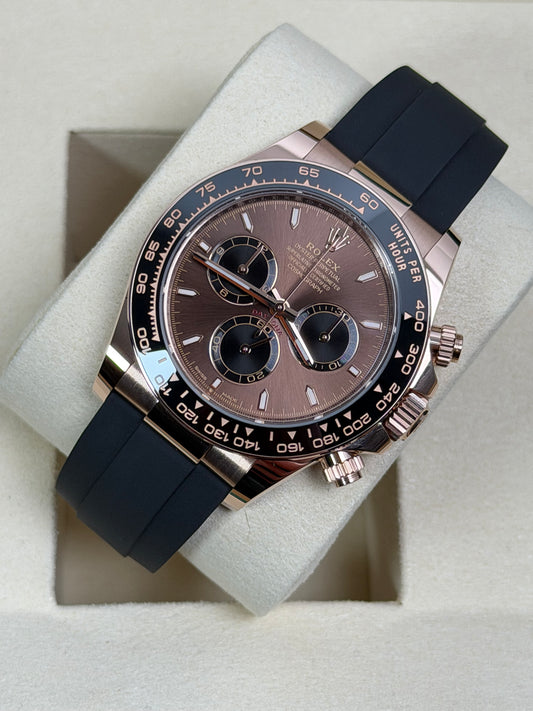 Rolex Daytona Oysterflex Roségold 126515LN / 2025 / Full Set / Ungetragen