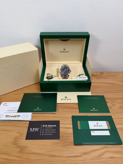 Rolex Datejust 41 126334 Blau / 2018 / Full Set / Top Zustand